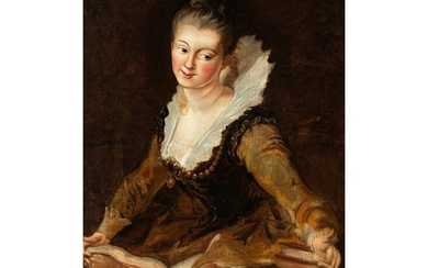 Französischer Maler Ende des 18. Jahrhunderts, Kopie nach Jean-Honoré Fragonard (1732 - 1806), DIE LESERIN