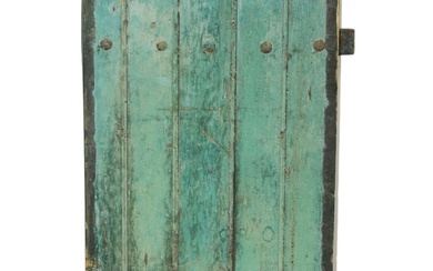 French painted arch top stable door panel