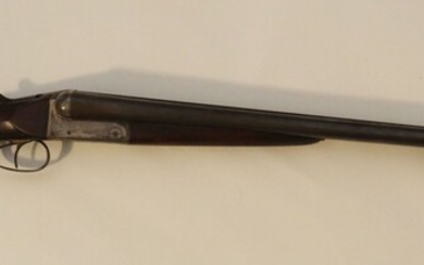 Fusil juxtaposé calibre 12/65 systéme Anson Delay nr 34263, signature sur la plaque de recouvrement...