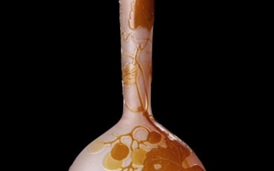 GALLE - Nancy "Vigne - Vierge" Vase soliflore... - Lot 23 - Millon