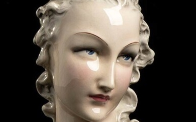 GENNAI-FIRENZE Head Ceramic sculpture shaped as slip casting Ceramic, h...