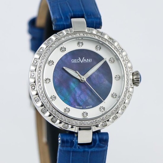 GEOVANI - Swiss Diamond Watch - GOL585-SL-D-9 "NO RESERVE PRICE" - Women - 2011-present