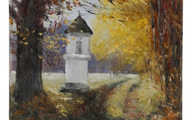 Garncarek Aleksander Oil Painting "Kapliczka", 2019