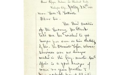 Gen. OLIVER OTIS HOWARD Autograph Letter Signed