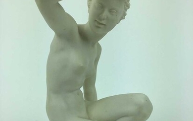 German 1930's figure of a nude female