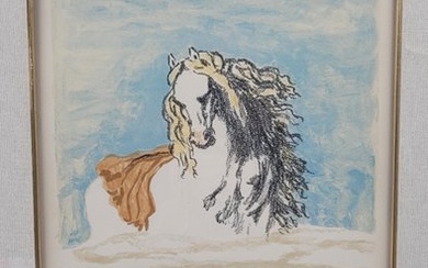 Giorgio De Chirico (1888-1978) - Il cavallo di Telemaco, 1972 (XVIII/XXV)