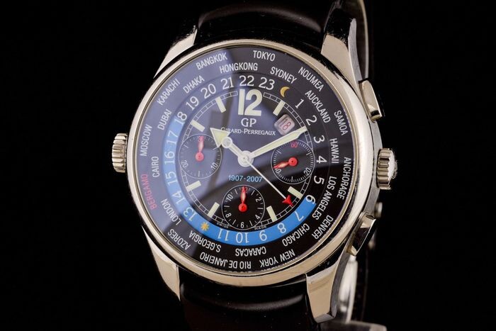 Girard-Perregaux - World Time Chronograph Limited Edition Atalanta - 49805 - Men - 2000-2010