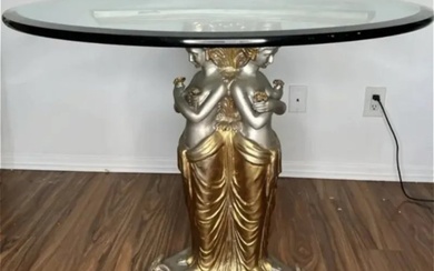 Goddesses Center Bronze Table