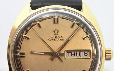 Gold OMEGA SEAMASTER COSMIC Automatic Day Date Watch