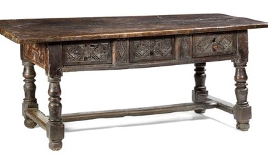 Grande tavolo da centro in legno di noce