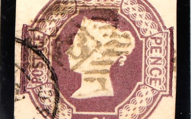 Great Britain 1854 6d Dull Lilac Cancelled Stamp.