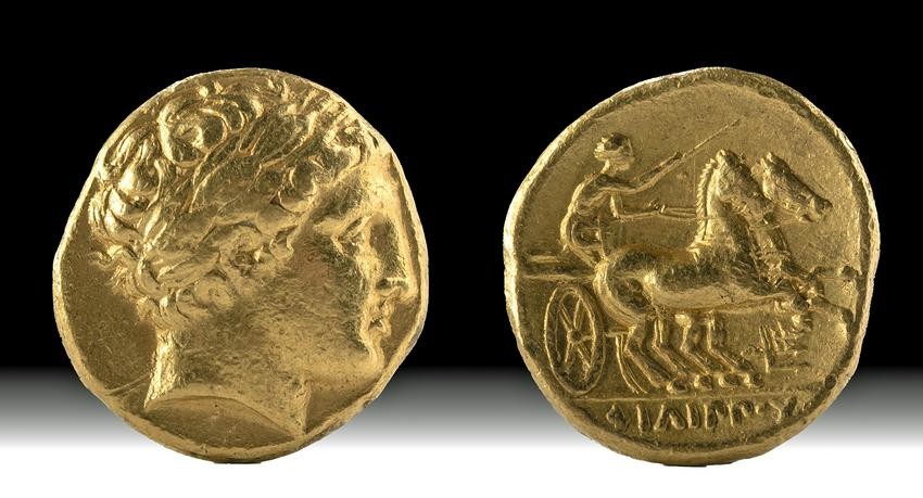 Greek Gold Stater of Philip II - Father of Alexander