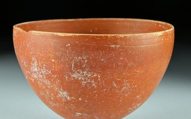 Greek Hellenistic Megarian Redware Mastoid Bowl