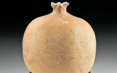 Greek Hellenistic Pottery Votive Pomegranate