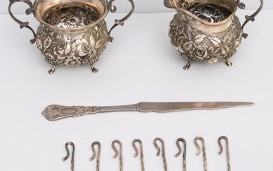 Group of Antique Sterling Silver