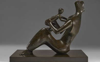 HENRY MOORE (1898-1986) Mother and Child: Arms
