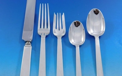 Hampton by Tiffany Sterling Silver Flatware Set for 8 Service 43 pieces Dinner