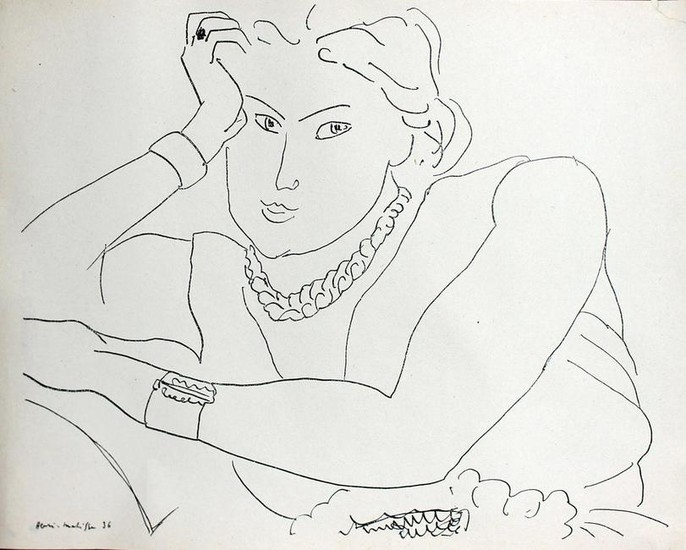Henri Matisse - Untitled from "Cahiers d'Art 11e