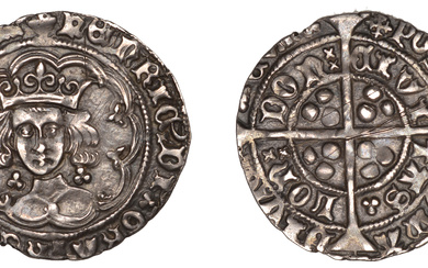 Henry VI (First reign, 1422-1461), Trefoil issue, Class A, Groat, London, mm....