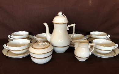 Herend - Tea set for 6 (9) - Biedermeier - Porcelain