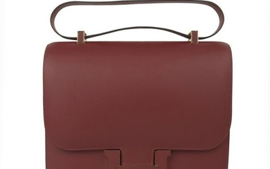 Hermes Constance Cartable Bag Limited Edition Rouge H