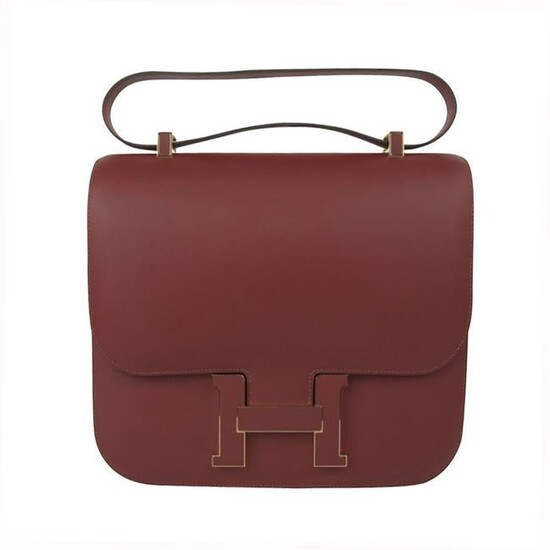 Hermes Constance Cartable Bag Limited Edition Rouge H