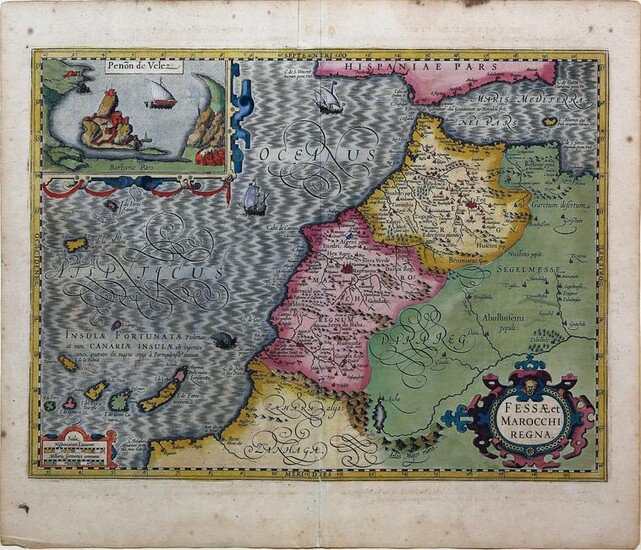 Hondius Map of Morocco