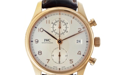IWC Portugieser Chronograph 18K. IW390301 - Heren horloge - 2017.