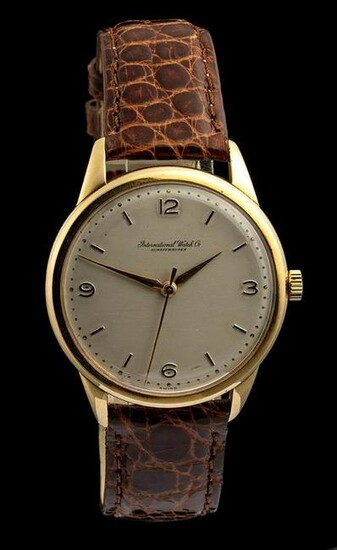 IWC gold wristwatch, 1960s