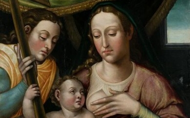 JUAN DE JUANES "The Virgin of Milk, the Child, an