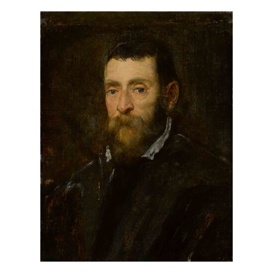 Jacopo Robusti, called Jacopo Tintoretto, Portrait of a bearded man, possibly Prince Antonio di Santacroce of Rome