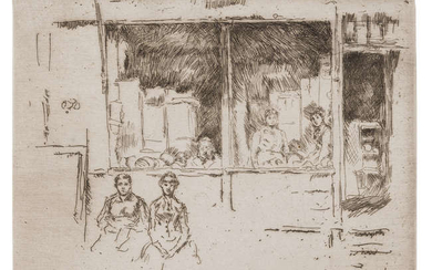 James Abbott McNeill Whistler (1834-1903) Melon Shop, Houndsditch
