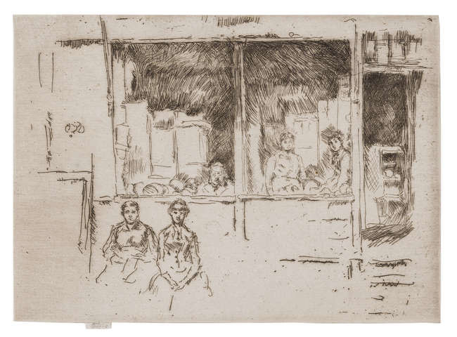 James Abbott McNeill Whistler (1834-1903) Melon Shop, Houndsditch
