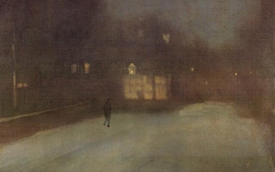 James Abbott McNeill Whistler - Nocturne Grey and Gold Snow in Chelsea
