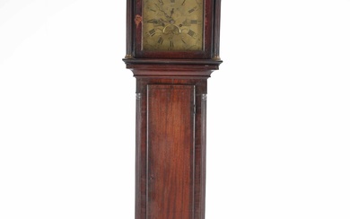 John Polland, London: George III standing clock in mahogany case. End of the 18th century
