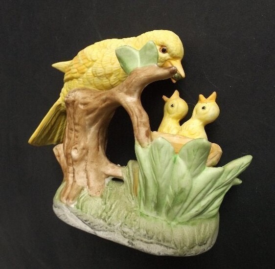 Jonathon Byron canary bird porcelain bisque figurine