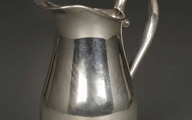 Jug. Edwardian silver baluster jug by Cooper Brothers & Sons, Sheffield 1924