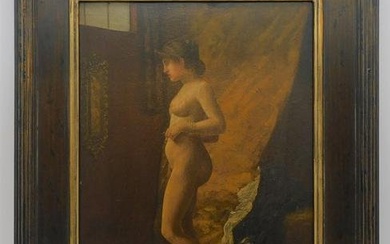 Jules Seltz (19th c.) oil painting on board