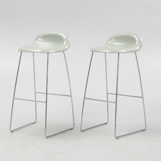 Komplot Design, a pair of '3D' chairs, Gubi, Denmark.