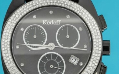 Korloff - Diamonds for 1,14 Carat Chronograph Black - K20B/5 - Unisex - 2011-present