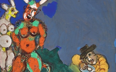 LE SATYRE ET LE PASSANT (FABLES DE LA FONTAINE), Marc Chagall