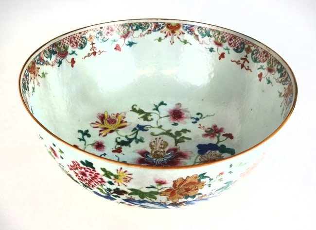 Large Antique Chinese Porcelain Bowl