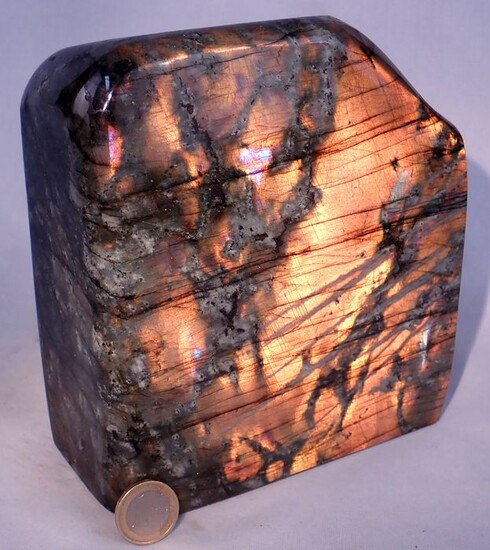 Large First Quality Polished Labradorite Freeform - 175×155×75 mm - 4312 g
