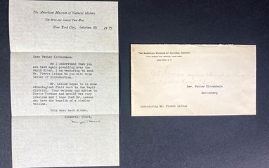 Letter of Introduction Signed by Margaret Mead