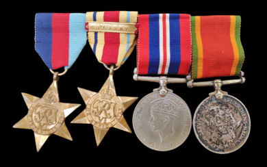Lot of 4 medals that were awarded to a soldier...