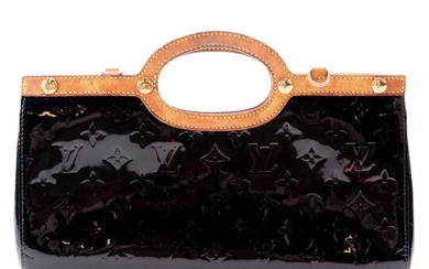 Louis Vuitton Roxbury Drive Handbag in Black Monogram Vernis