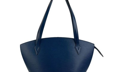Louis Vuitton Vintage Blue Epi Leather Saint Jacques