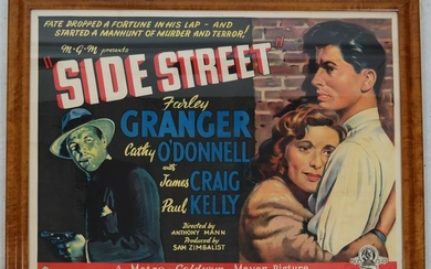 MGM "Side Street" Movie Poster
