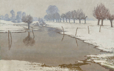 Max Clarenbach | Winter at the Erft