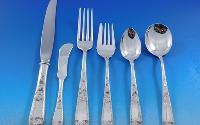 Mayflower by Kirk Sterling Silver Flatware Set for 8 Service 52 pcs No monograms